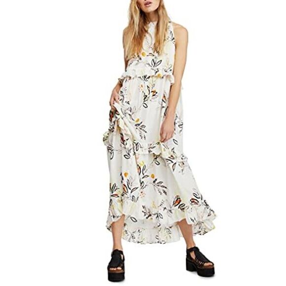 white christmas dresses Baltic Born Womens Anita Maxi Dress | Green Multi Floral main image 1